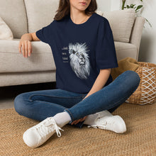 Load image into Gallery viewer, Lion Graphic T-Shirt — Navy_Small to 3X