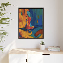 Load image into Gallery viewer, Abstract Woman Figure - Matte Canvas Framed Art 16" x 20 or 24" x "30