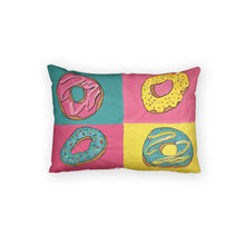 Load image into Gallery viewer, Donut Pop Art - 26" x 20" Cotton Pillow Sham
