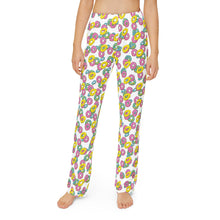 Load image into Gallery viewer, Kids Donut Print Lounge Pants – Colorful All-Over-Print Pajama Trousers_Medium
