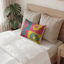 Load image into Gallery viewer, Donut Pop Art - 26" x 20" Cotton Pillow Sham
