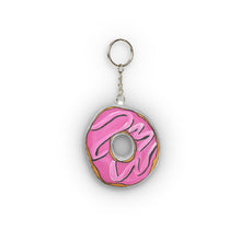 Load image into Gallery viewer, Donut - 4" x4" Plush Keychain
