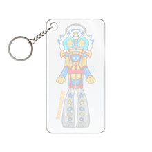 Load image into Gallery viewer, "Mr Tamogucci" Retro Star Robot - 1.18'' x 2.36'' Keychain Charm

